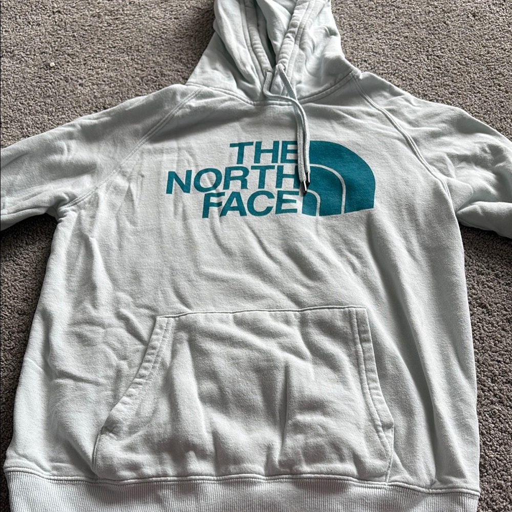 The North Face light blue Hoodie